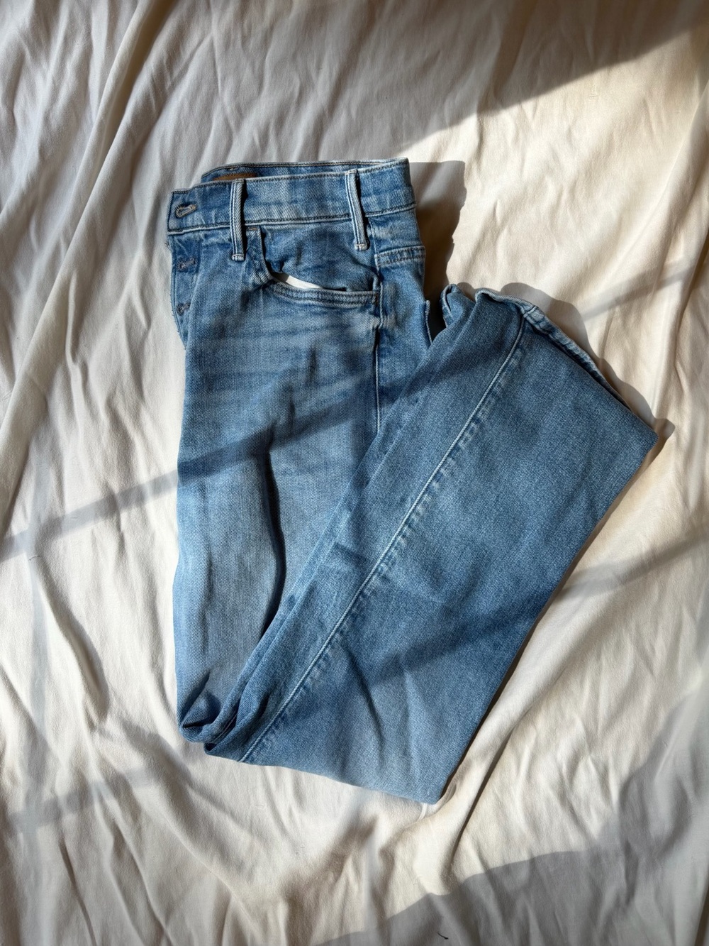MOTHER Light Blue Denim Jeans